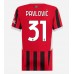 AC Milan Strahinja Pavlovic #31 Dámské Domácí Dres 2024-25 Krátkým Rukávem